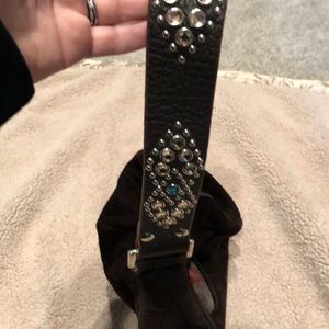 Brown suede Tylie Malibu purse